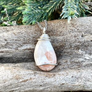 Scolecite Stone Necklace Scolecite Stone Necklace