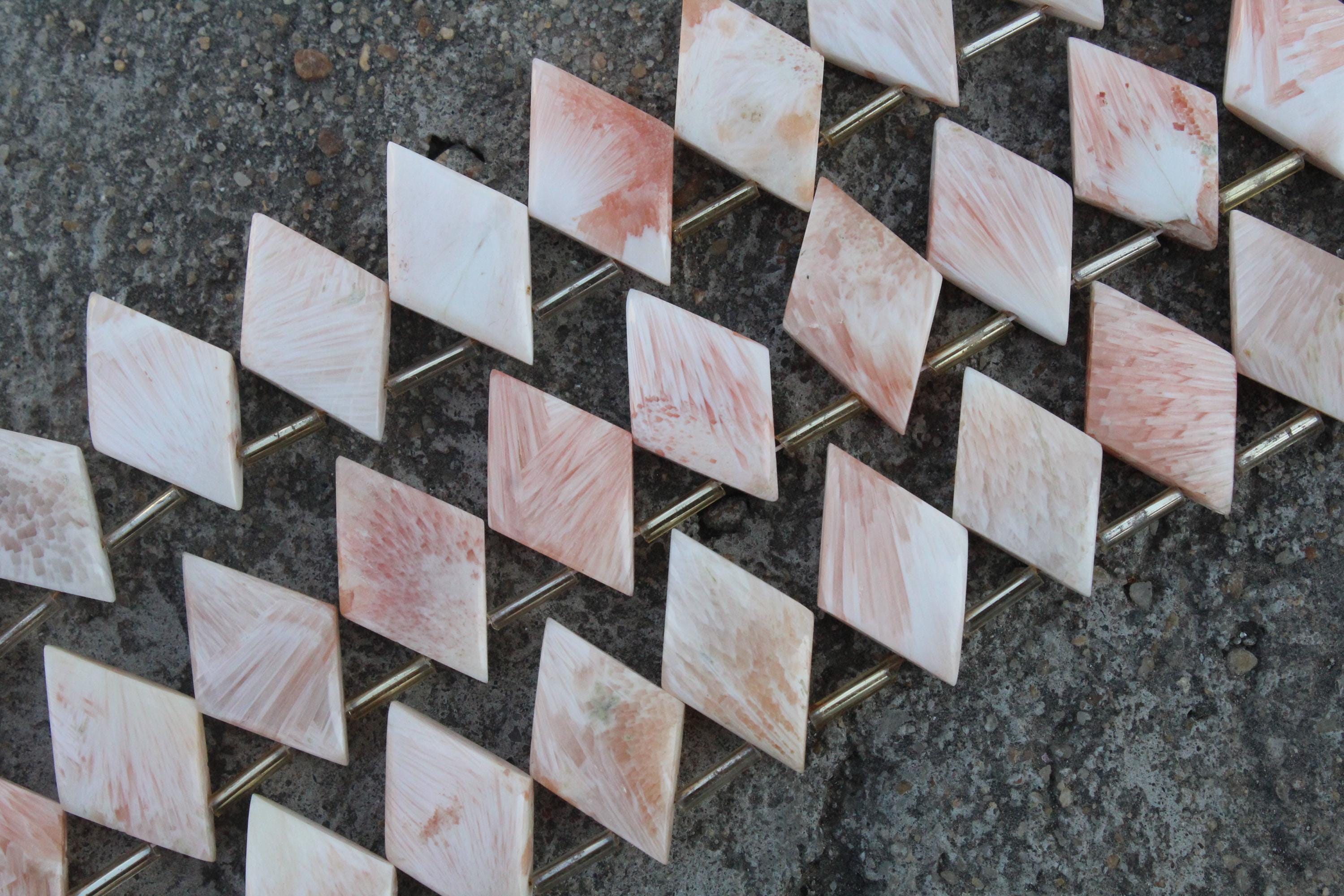 Scolecite Gemstone Smooth Briolette Beads I 10-piece Rhombus-shaped I Size-13x21 Mm App I Jewelry Setting (c115)