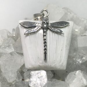 Beautiful Scolecite Dragonfly Pendant Beautiful Scolecite Dragonfly Pendant