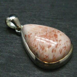 Pink Scolecite Sterling Silver Pendant From India - 1.5" Pink Scolecite Sterling Silver Pendant From India - 1.5"