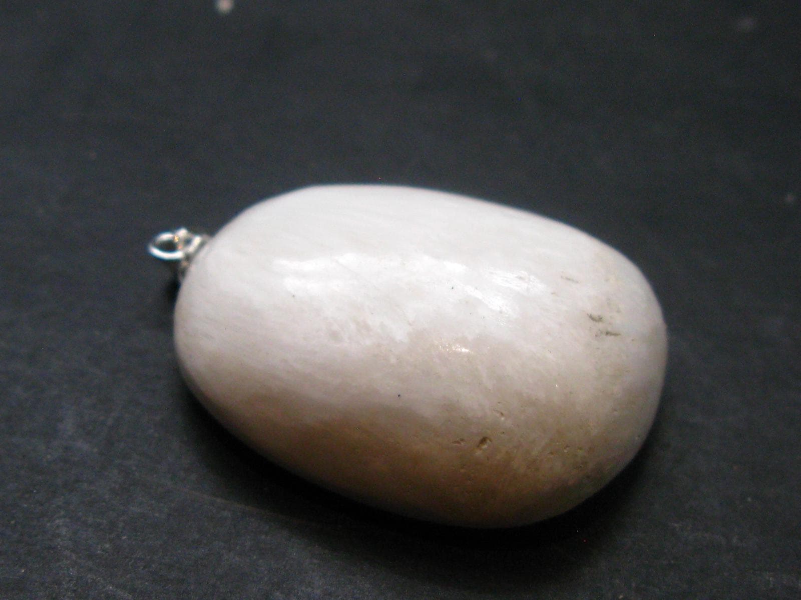 Scolecite Silver Pendant From India - 1.6" - 13.7 Grams Scolecite Silver Pendant From India - 1.6" - 13.7 Grams