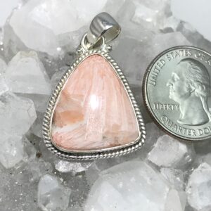 Unique Orange Scolecite Pendant