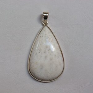 White Scolecite Silver Pendant, 925 Sterling Silver Pendant, Natural Scolecite Pendant, Anniversary Gift, Handmade Pendant, Gift for her White Scolecite Silver Pendant, 925 Sterling Silver Pendant, Natural Scolecite Pendant, Anniversary Gift, Handmade Pendant, Gift for her
