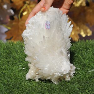 A+ Large Sprayer Scolecite Cluster, Self Standing, Scolecite geode, Soclecite Display Piece