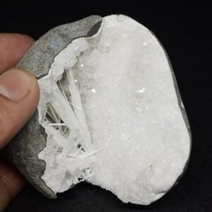 Rare Scolecite Geode Cluster, India (2.5" Inches) Rare Scolecite Geode Cluster, India (2.5" Inches)
