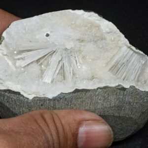 Scolecite Flower Geode: Self Standing Display Piece Scolecite Flower Geode: Self Standing Display Piece