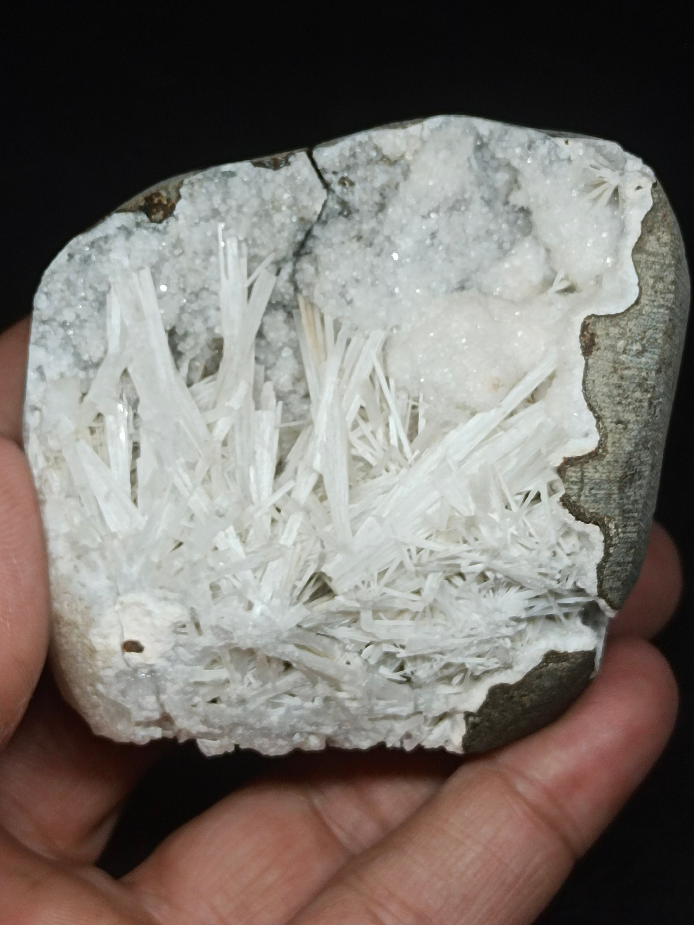 Scolecite Natural Cluster, Scolecite Geodes, Decor Piece