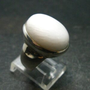 Scolecite Sterling Silver Ring From India - Size 7.50 Scolecite Sterling Silver Ring From India - Size 7.50