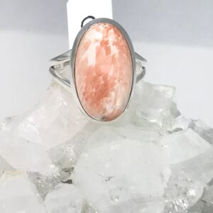 Unique Scolecite Ring, Size 9