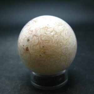 Large Scolecite Sphere From India - 1.8" Large Scolecite Sphere From India - 1.8"