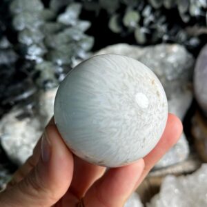 Scolecite Sphere, Angelic, Manifest, Astral, 50mm