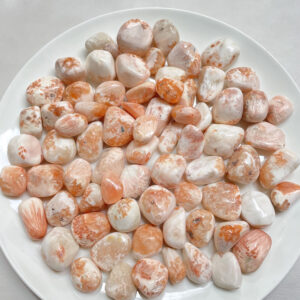 High Quality Pink Scolecite Tumble, Natural Pink Scolecite Stone, Calming Stone, Peach Scolecite, Pink Scolecite Tumbled Stone, Pocket Stone High Quality Pink Scolecite Tumble, Natural Pink Scolecite Stone, Calming Stone, Peach Scolecite, Pink Scolecite Tumbled Stone, Pocket Stone