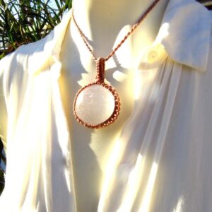 Selenite crystal necklace, gift ideas for the zen seeker, for the boho beauty, guardian angel necklace, goddess necklace, macrame necklace Selenite crystal necklace, gift ideas for the zen seeker, for the boho beauty, guardian angel necklace, goddess necklace, macrame necklace