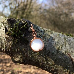Minimalist Selenite Necklace: Handmade Crystal Healing Jewelry