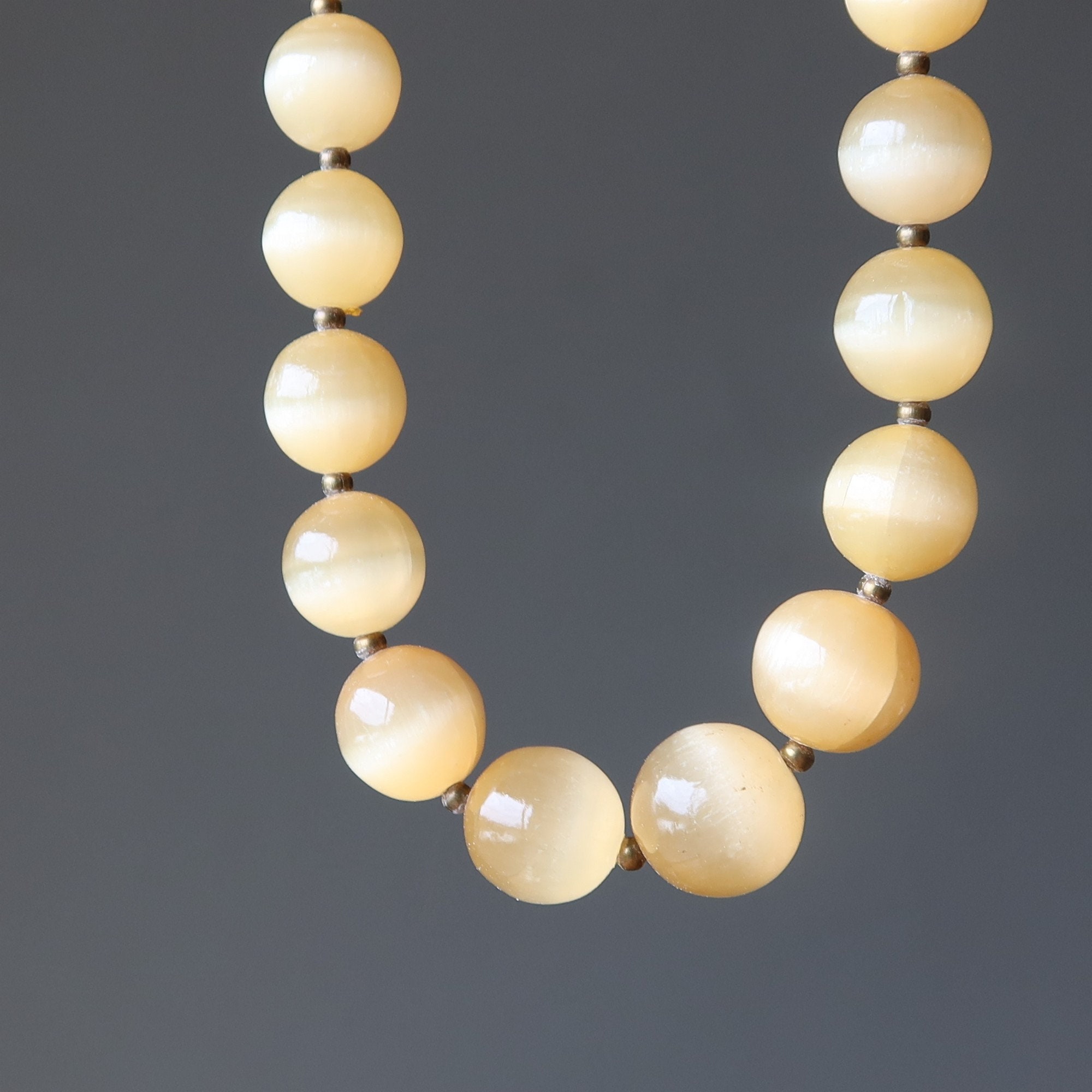Selenite Necklace Old World Warmth Glowing Gems In Orange