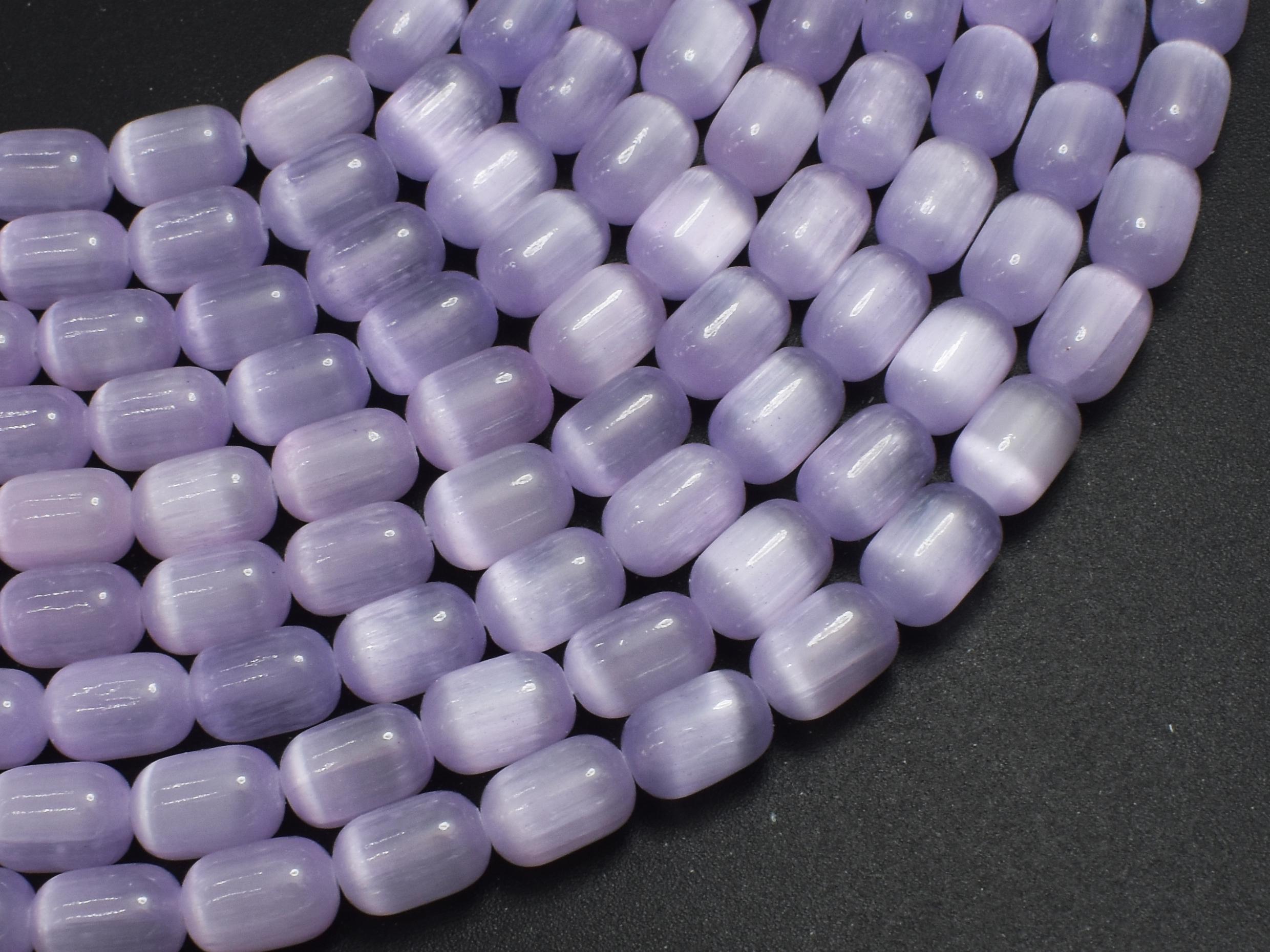 Selenite, Gypsum, Purple, 6x9mm Tube Beads, 15.5 Inch, Approx. 43 Beads, Hole 1mm (462065004) Selenite, Gypsum, Purple, 6x9mm Tube Beads, 15.5 Inch, Approx. 43 Beads, Hole 1mm (462065004)