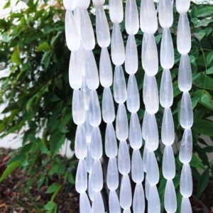Natural Selenite Smooth Teardrop Beads 8x20mm 10x30mm 15.5" Strand Natural Selenite Smooth Teardrop Beads 8x20mm 10x30mm 15.5" Strand