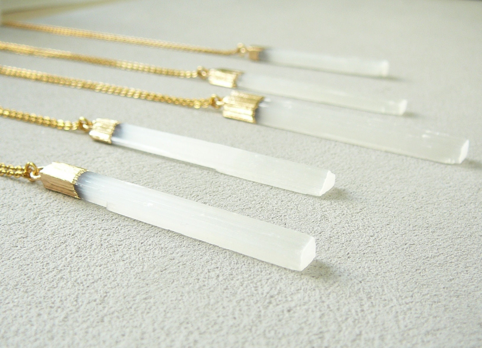 Selenite Crystal Necklace, Raw Selenite Gold Pendant, Layering Necklaces, Selenite Healing Crystal Pendant Necklace, Gift For Women Jewelry Selenite Crystal Necklace, Raw Selenite Gold Pendant, Layering Necklaces, Selenite Healing Crystal Pendant Necklace, Gift For Women Jewelry