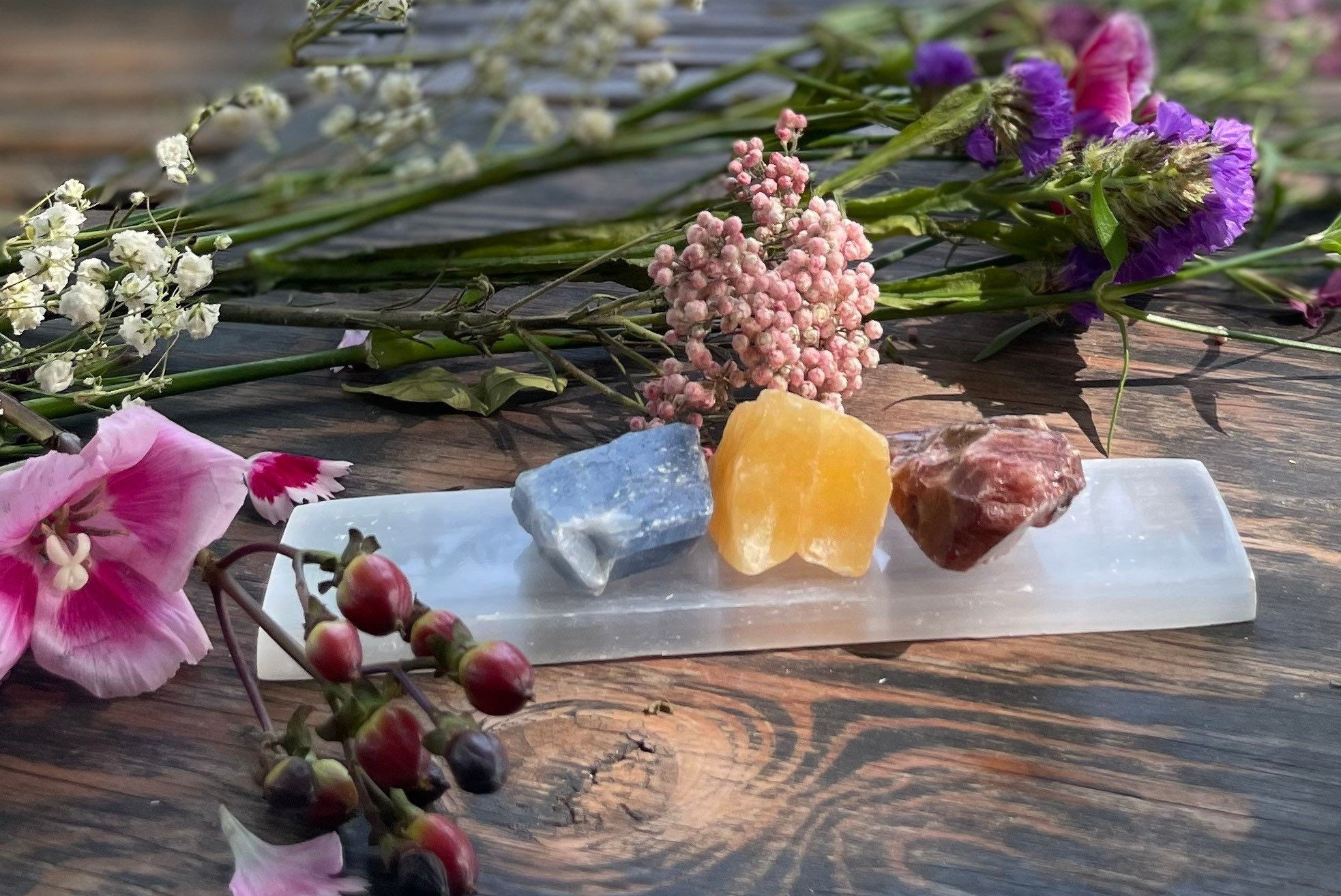 Selenite Wand, Selenite, Selenite Charging Wand, Selenite Ruler, Qty. 1