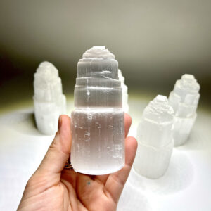 Selenite Crystal Tower - Mini 2.5 inches