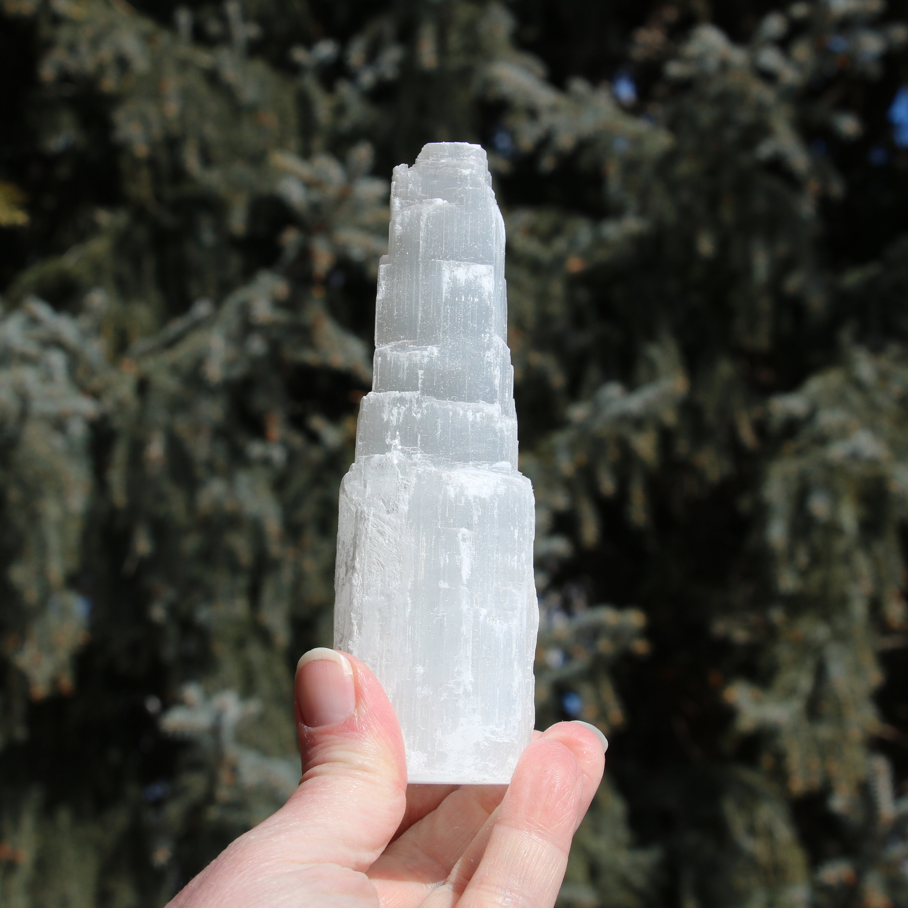 Selenite Morocco Tower Small Or Medium Raw*