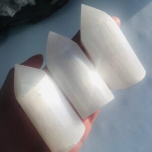 Polished Selenite Point, Crystal Healing Tower
