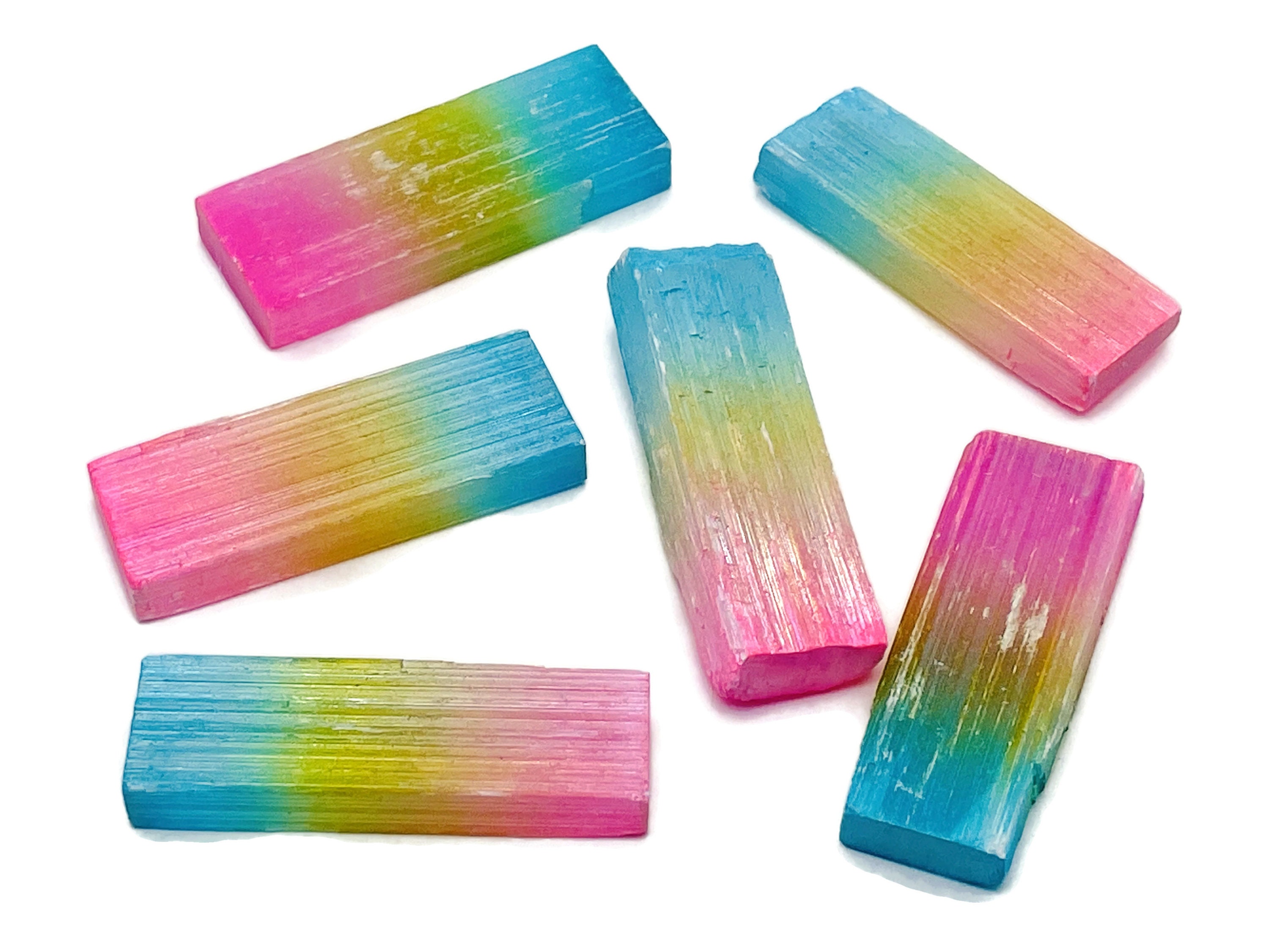 Rainbow Aura Selenite Wand Stone - Aura Selenite Stick - Loose Gemstone - Natural Selenite Tower – 6cm - Ra1165 Rainbow Aura Selenite Wand Stone - Aura Selenite Stick - Loose Gemstone - Natural Selenite Tower – 6cm - Ra1165