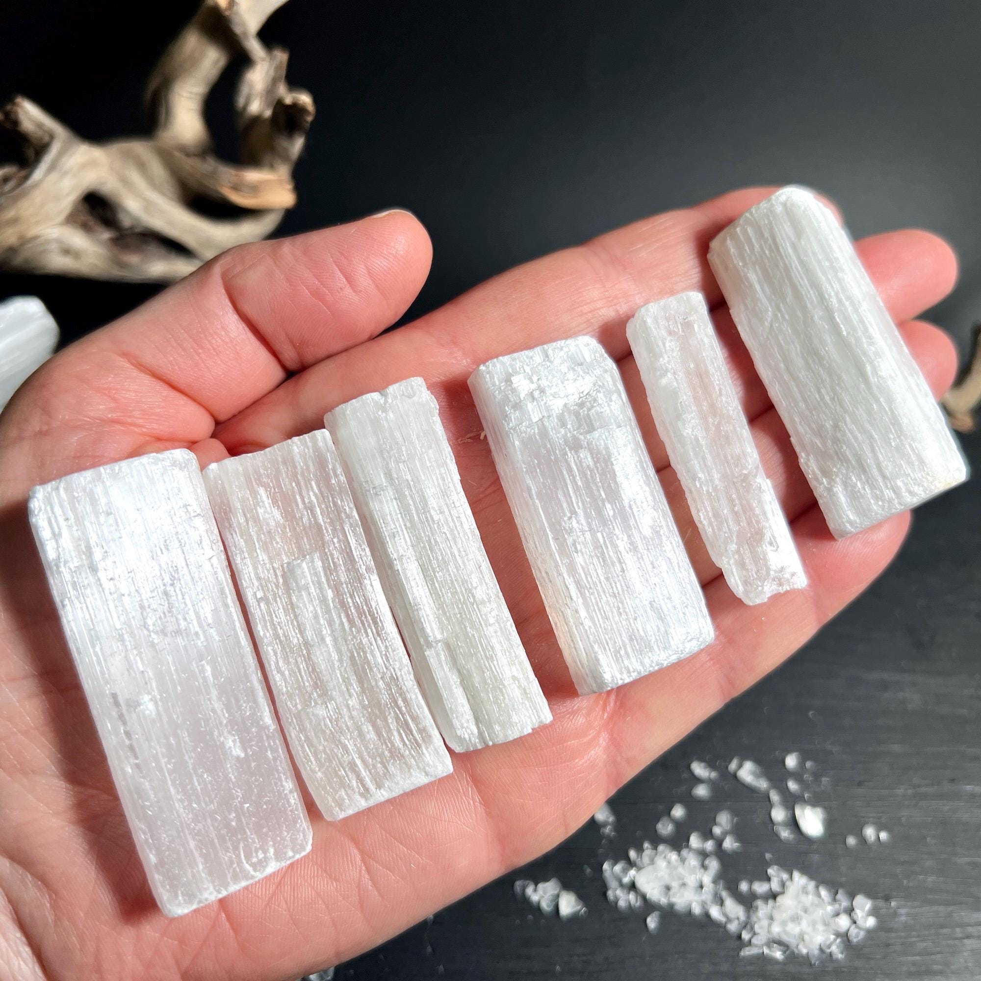 Raw Moroccan Selenite Stick | Crystal Cleansing Wand | Bulk Offer