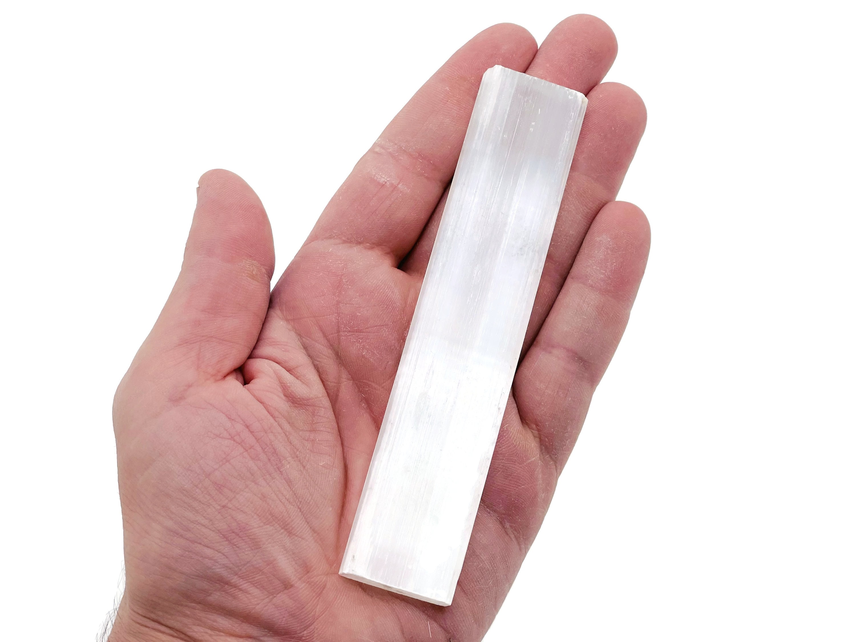 Selenite Wand Stone - Obelisk Tower Selenite Wand Stone - Loose Gemstone - Natural Selenite Tower – 12cm - Ra1163 Selenite Wand Stone - Obelisk Tower Selenite Wand Stone - Loose Gemstone - Natural Selenite Tower – 12cm - Ra1163