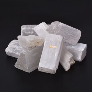 1/2LB White Selenite Stone Specimen Collection Pocket Worry Healing Crystal Reiki 1/2LB White Selenite Stone Specimen Collection Pocket Worry Healing Crystal Reiki