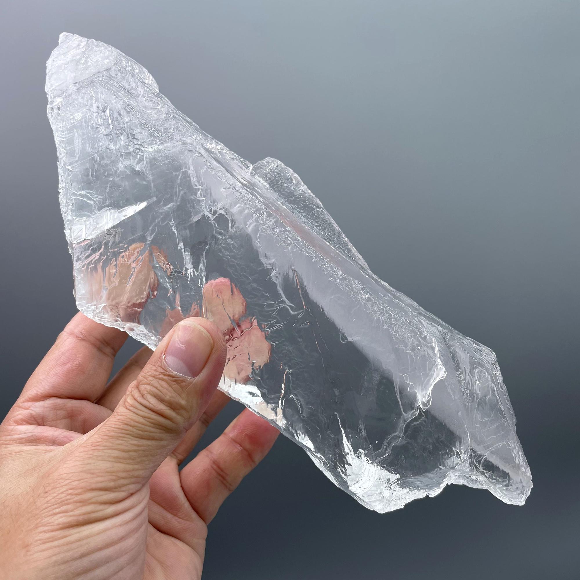 9.8“natural Raw Selenite Crystal,rare Rough Gypsum Specimen Minerals,reiki Healing,meditation Crystal,unique Fishtail Selenite,geology Gifts