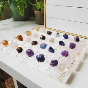 Selenite Bar , Selenite Stick , Selenite , Chakra Kit , Raw Selenite , Raw Crystals , Rough Selenite