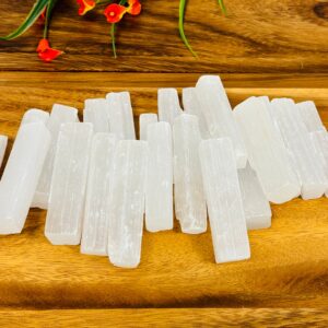 Raw Selenite Crystal Logs, Sticks for Charging & Cleansing, Selenite Blades, Buy in Bulk Raw Selenite Crystal Logs, Sticks for Charging & Cleansing, Selenite Blades, Buy in Bulk