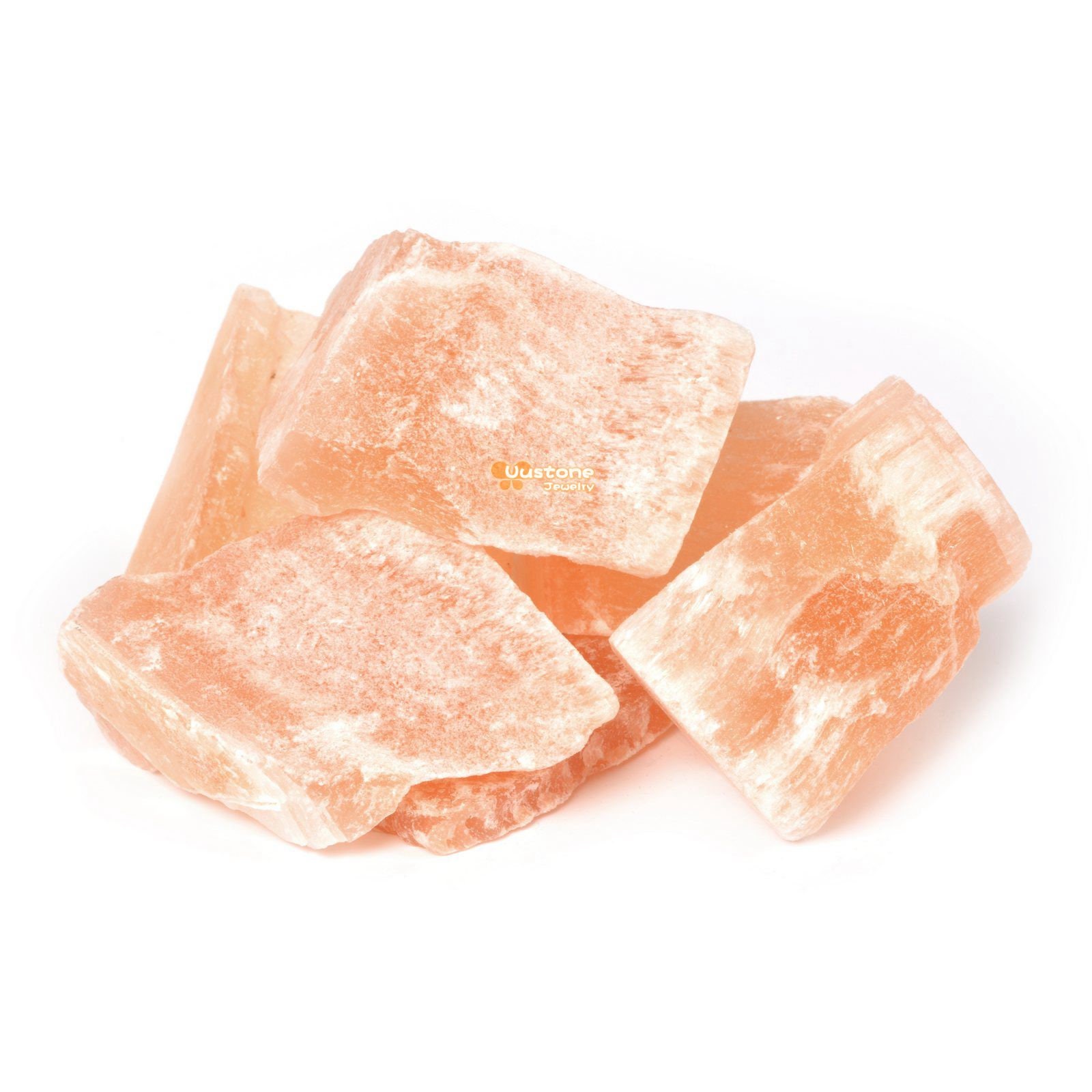 Rough Raw Orange Selenite Healing Crystal Chakra Reiki Gemstone Specimens 0.5lb