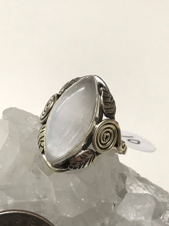 Selenite Ring, Size 10