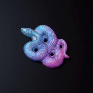 Aura Selenite Snake Carving | Crystal Snake Aura Selenite Snake Carving | Crystal Snake