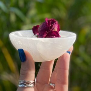 Selenite Bowl, Selenite, Qty. 1