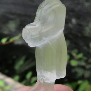 Selenite Carved Buddha: Thai Style Crystal Healing Stone Selenite Carved Buddha: Thai Style Crystal Healing Stone