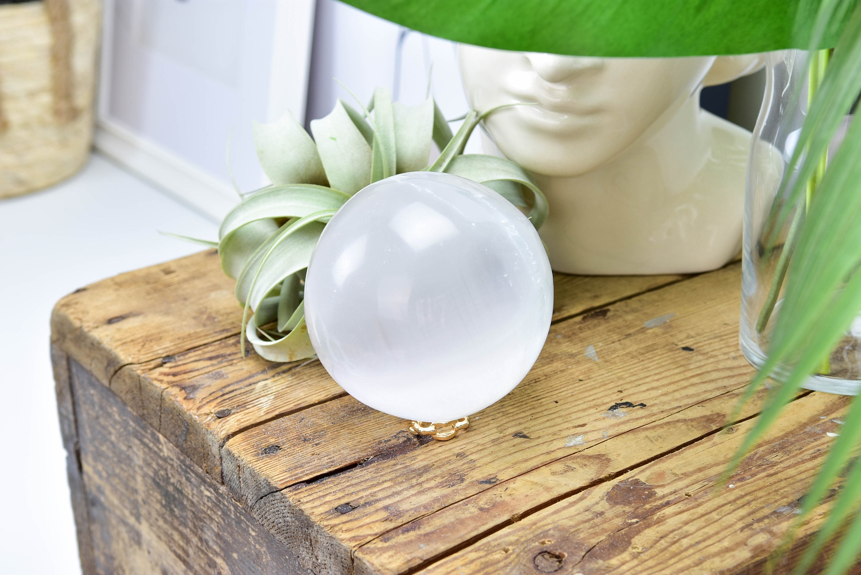 Glimmering Selenite Sphere: The Ultimate Healing Crystal Ball For Crown And Third Eye Chakra Activation Glimmering Selenite Sphere: The Ultimate Healing Crystal Ball For Crown And Third Eye Chakra Activation