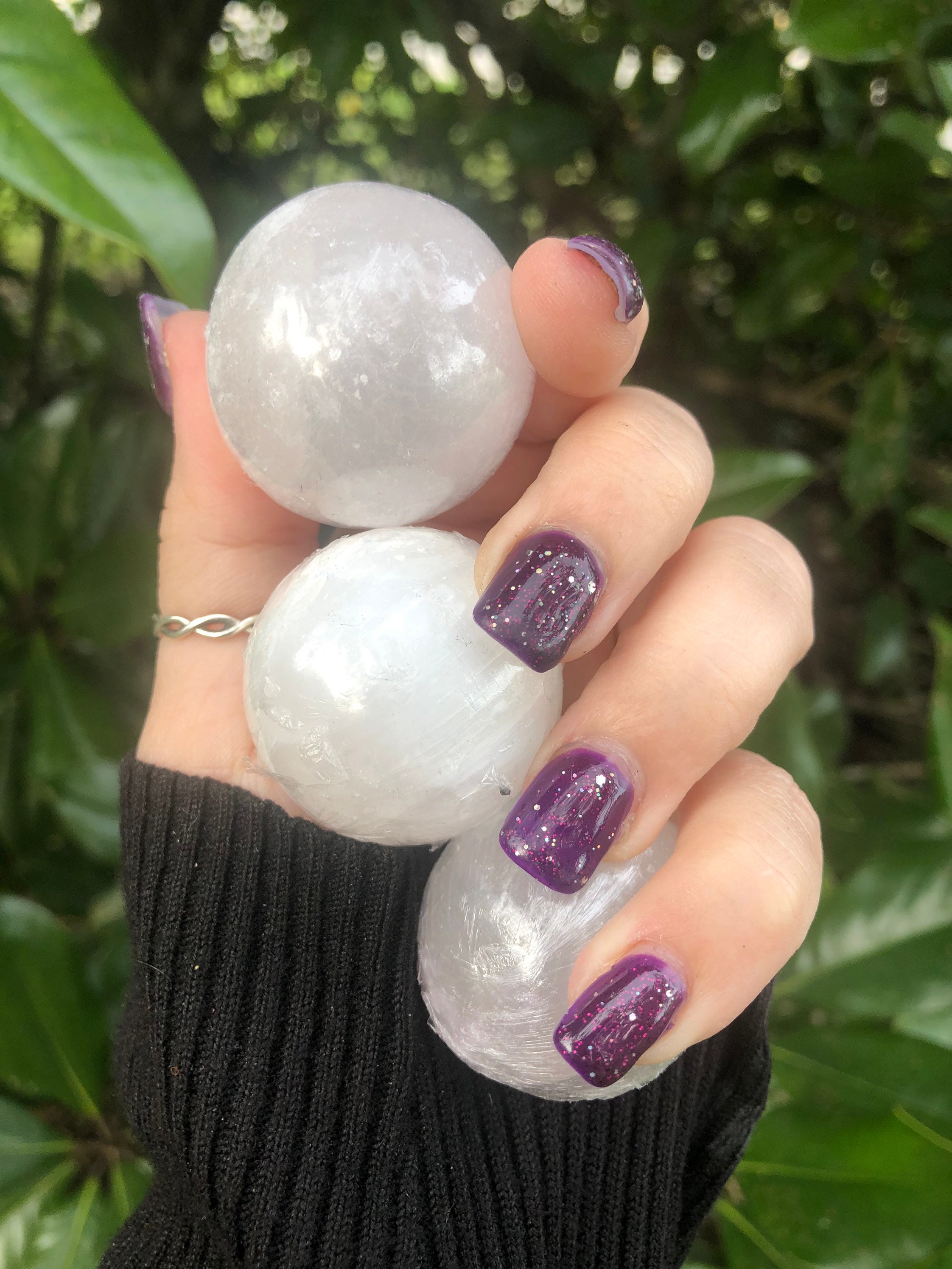 Selenite Sphere, Selenite, Qty. 1