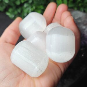 Selenite Crystal - Polished Selenite - Natural Selenite Specimen - Selenite Tumble - Tumbled Selenite