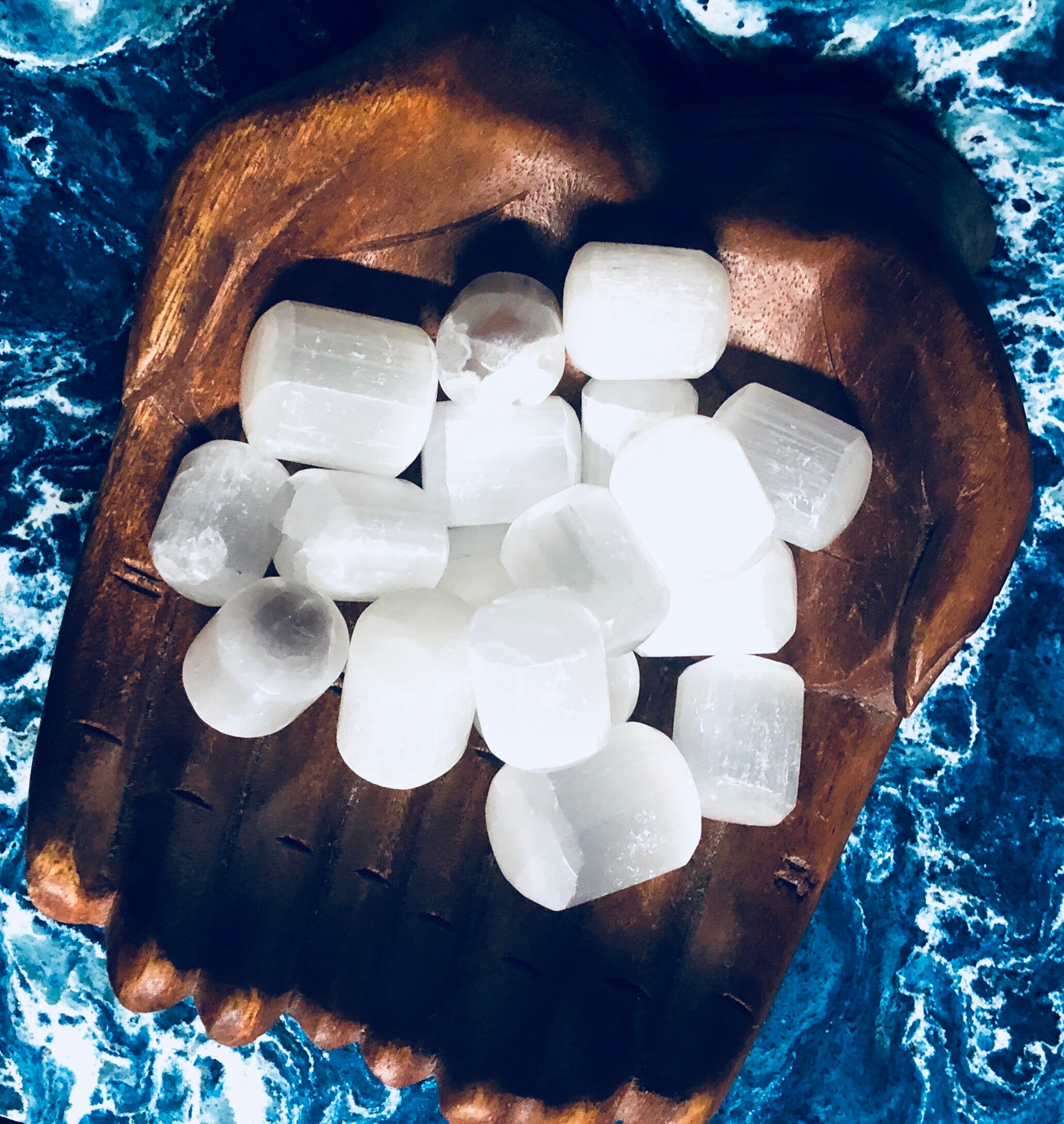 Selenite, Selenite Nugget, Selenite Tumble, Qty. 1