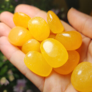 Orange Selenite Crystal - Golden Selenite - Selenite Tumble - Polished Selenite - Tumbled Selenite - Natural Golden Selenite
