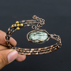 Seraphinite Copper Cuff Bracelet Seraphinite Bracelet Copper Wire Wrapped Bracelet Wire Wrapped Jewelry Handmade Jewelry Gift For Her Mother Seraphinite Copper Cuff Bracelet Seraphinite Bracelet Copper Wire Wrapped Bracelet Wire Wrapped Jewelry Handmade Jewelry Gift For Her Mother