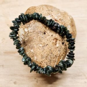 Seraphinite Bracelet. Elastic Stretch Jewelry. Reiki Jewelry Uk.