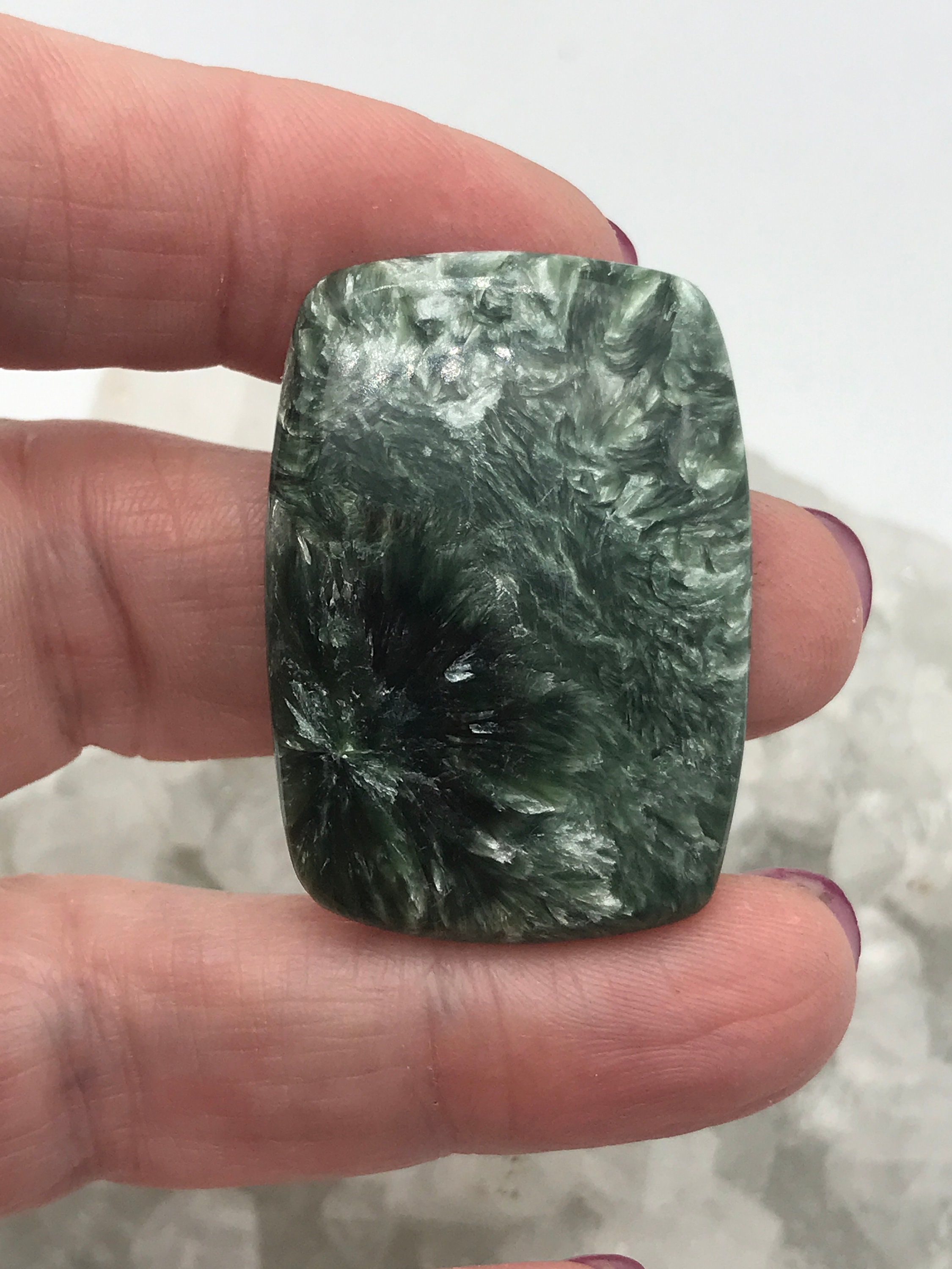 Seraphinite Cabochon 46.00ct