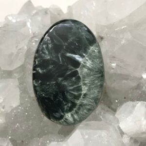 Oval Seraphinite Cabochon 34.00ct Oval Seraphinite Cabochon 34.00ct