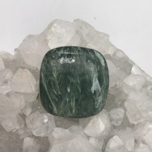 Square Seraphinite Cabochon-47.40ct Square Seraphinite Cabochon-47.40ct