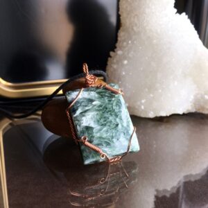 Seraphinite Pendant Necklace: Jewelry Gifts