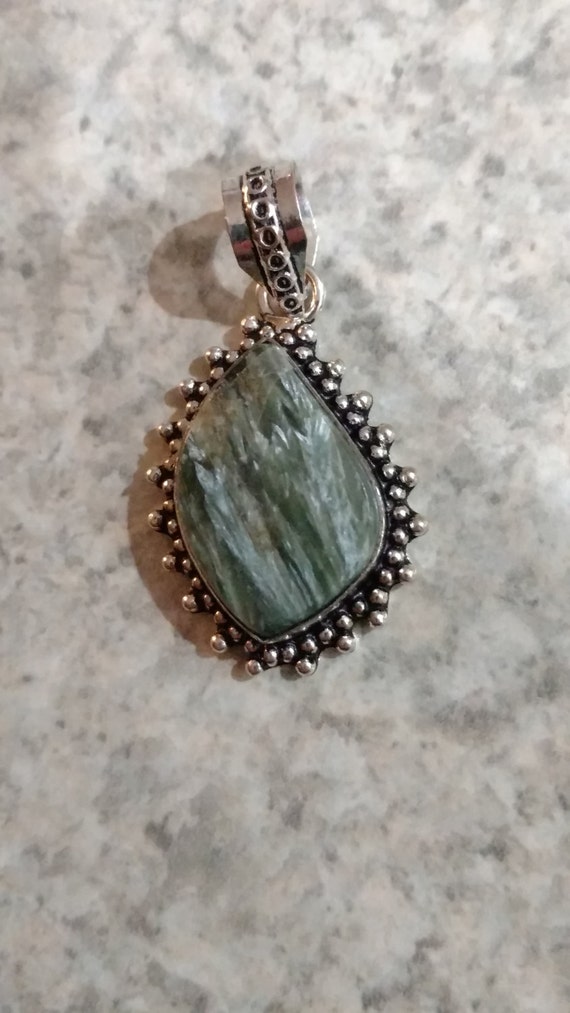Seraphinite Pendant
